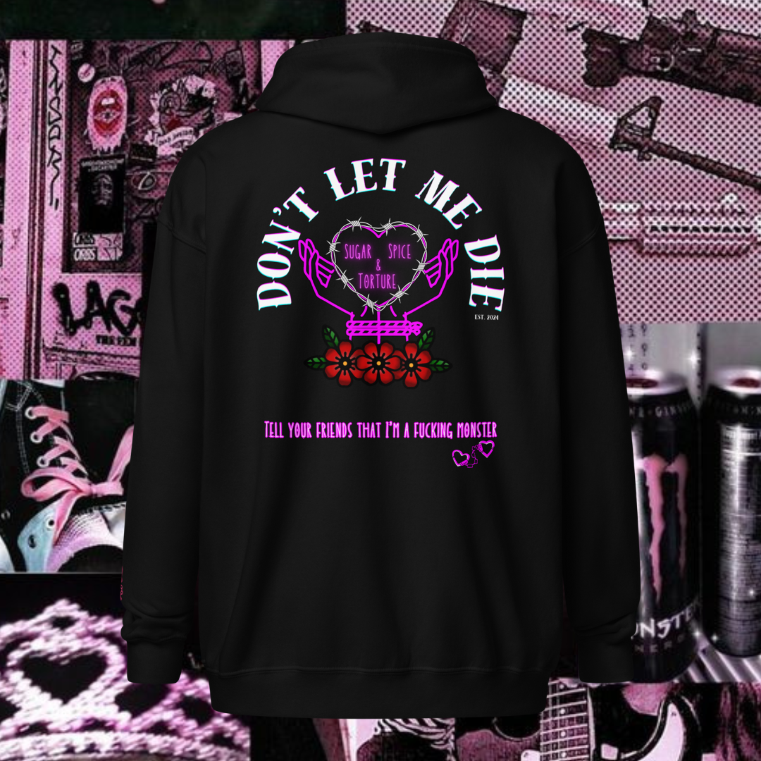 Sugar Spice & Torture Embroidered Hoodie