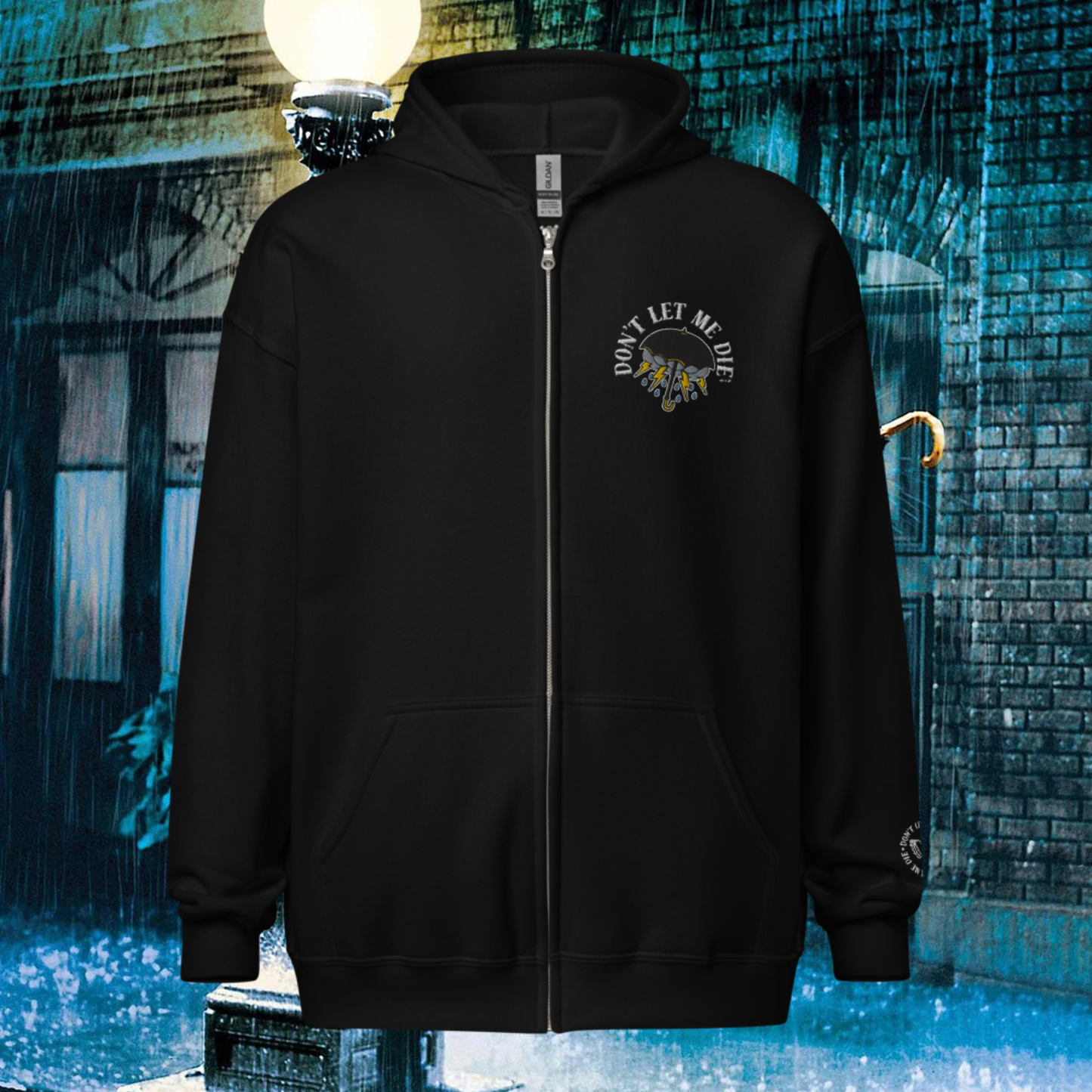 Umbrella Embroidred Hoodie