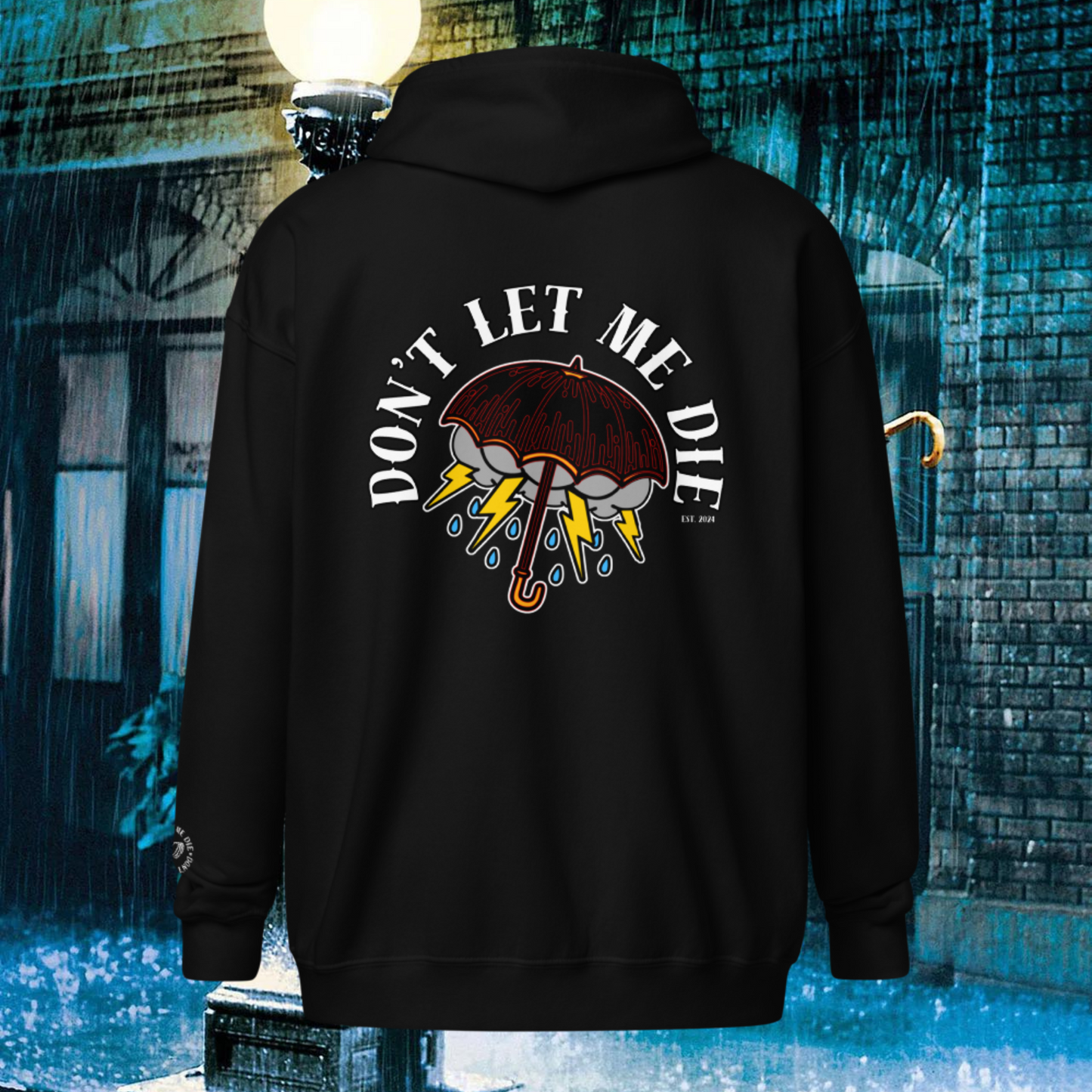 Umbrella Embroidred Hoodie